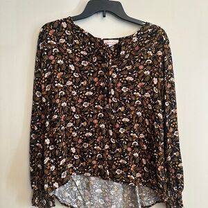 🌸 Knox Rose Boho Floral Blouse – Size M
